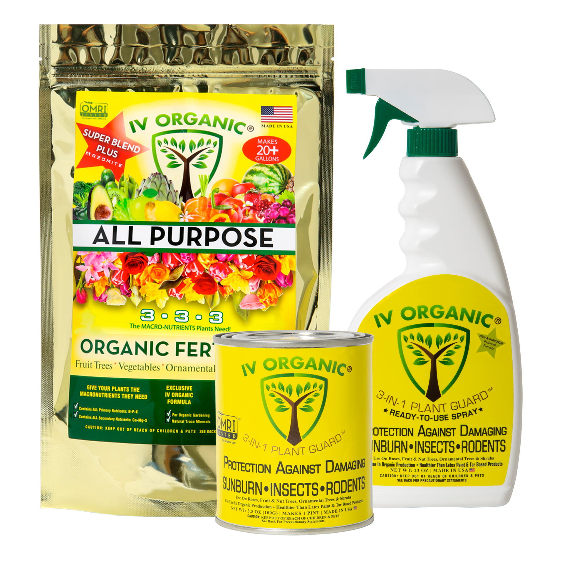 Trio Gift Box – Yellow Label – IV Organic