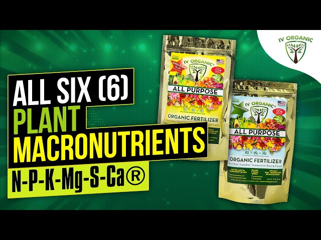 IV Organic® ALL PURPOSE Fertilizers | N-P-K-Mg-S-Ca®